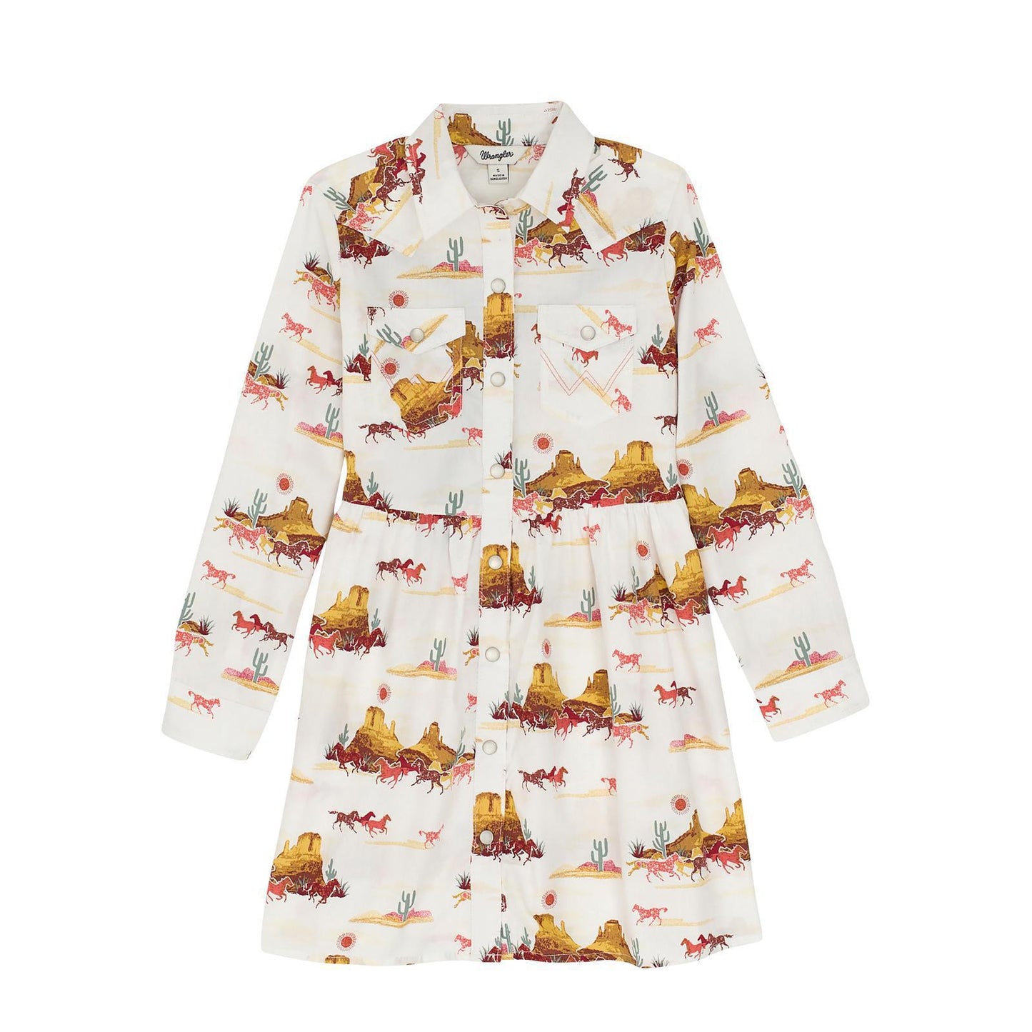 Wrangler Girl's Western Dress weis-western-wear