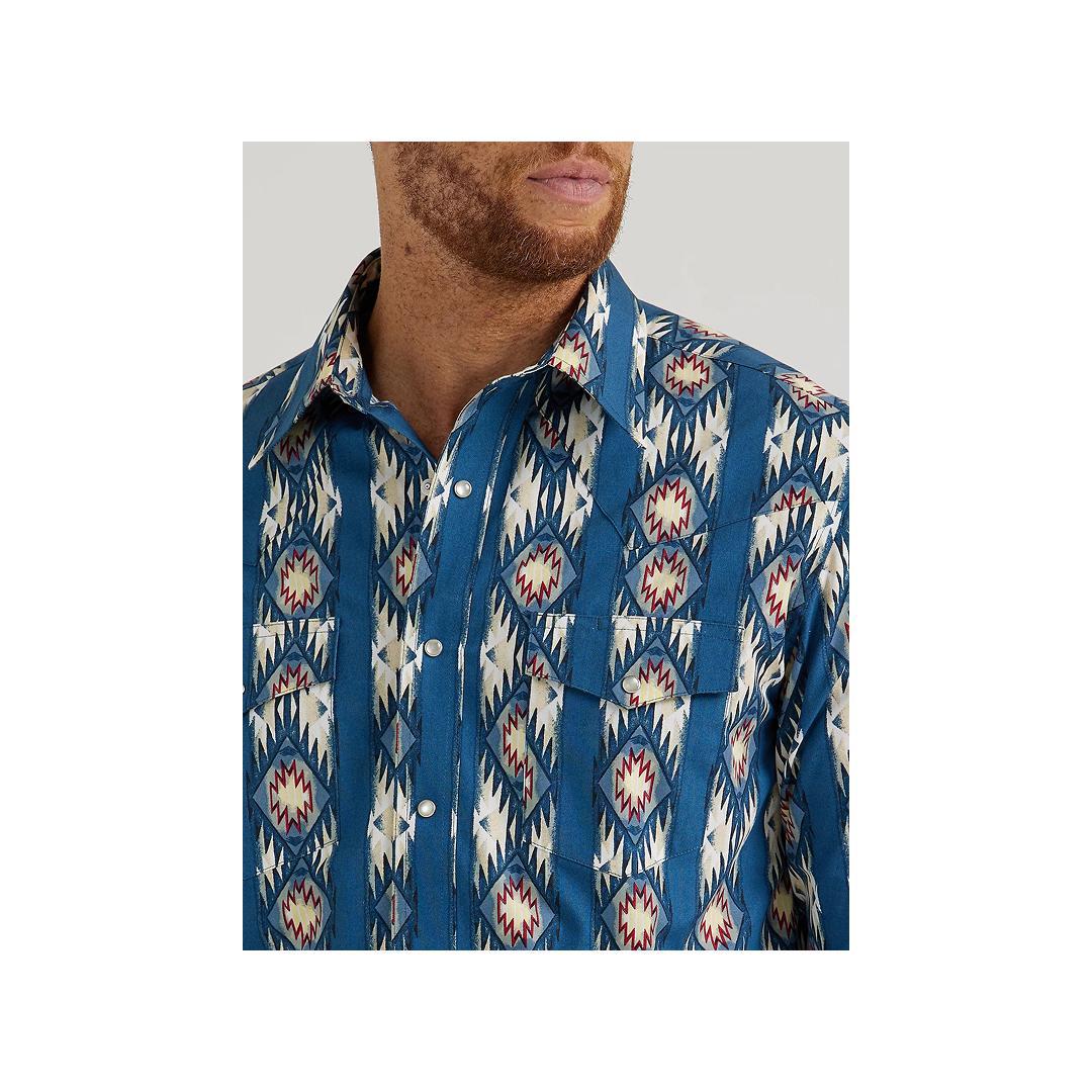 Wrangler Men's Checotah Western Long Sleeve Shirt weis-western-wear