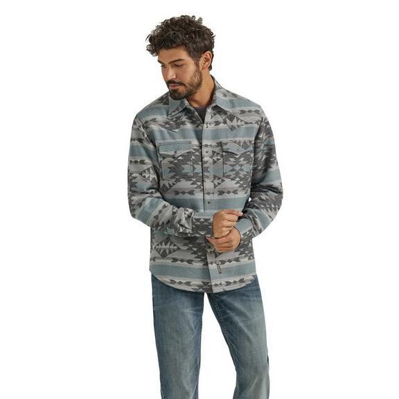 Wrangler Men's Retro Premium Long Sleeve Shirt Jacket