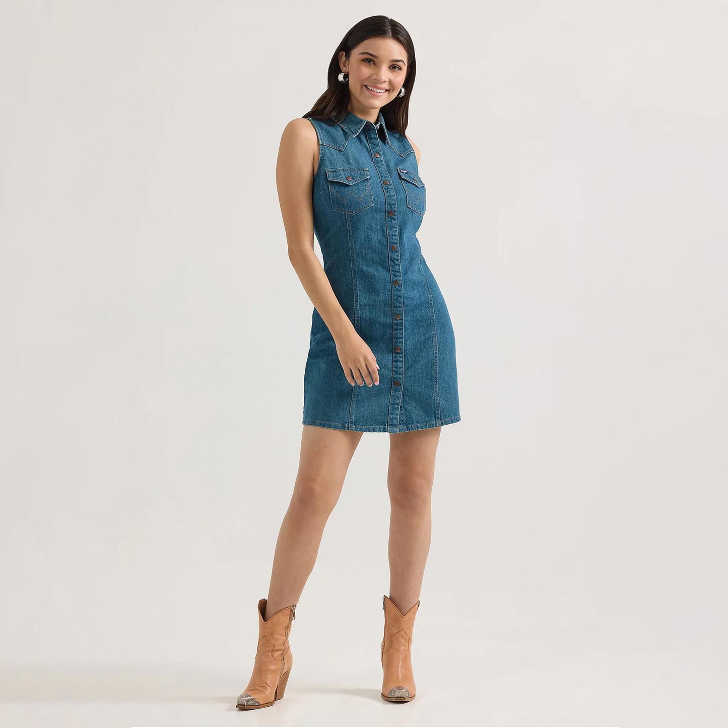 Wrangler Women's Denim Shirt Dress