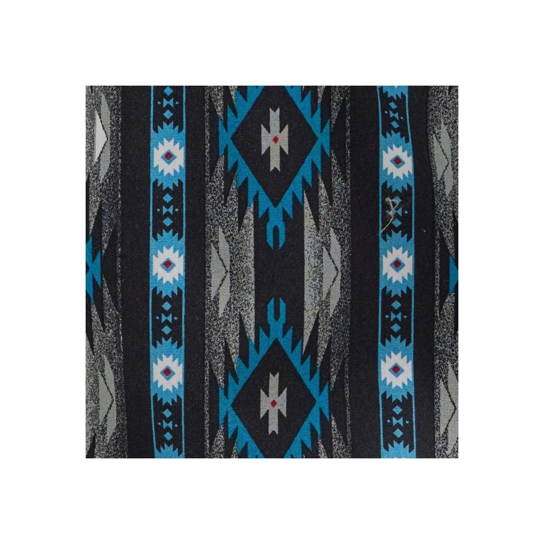 Wrangler Men's Checotah Aztec Black Western Shirt