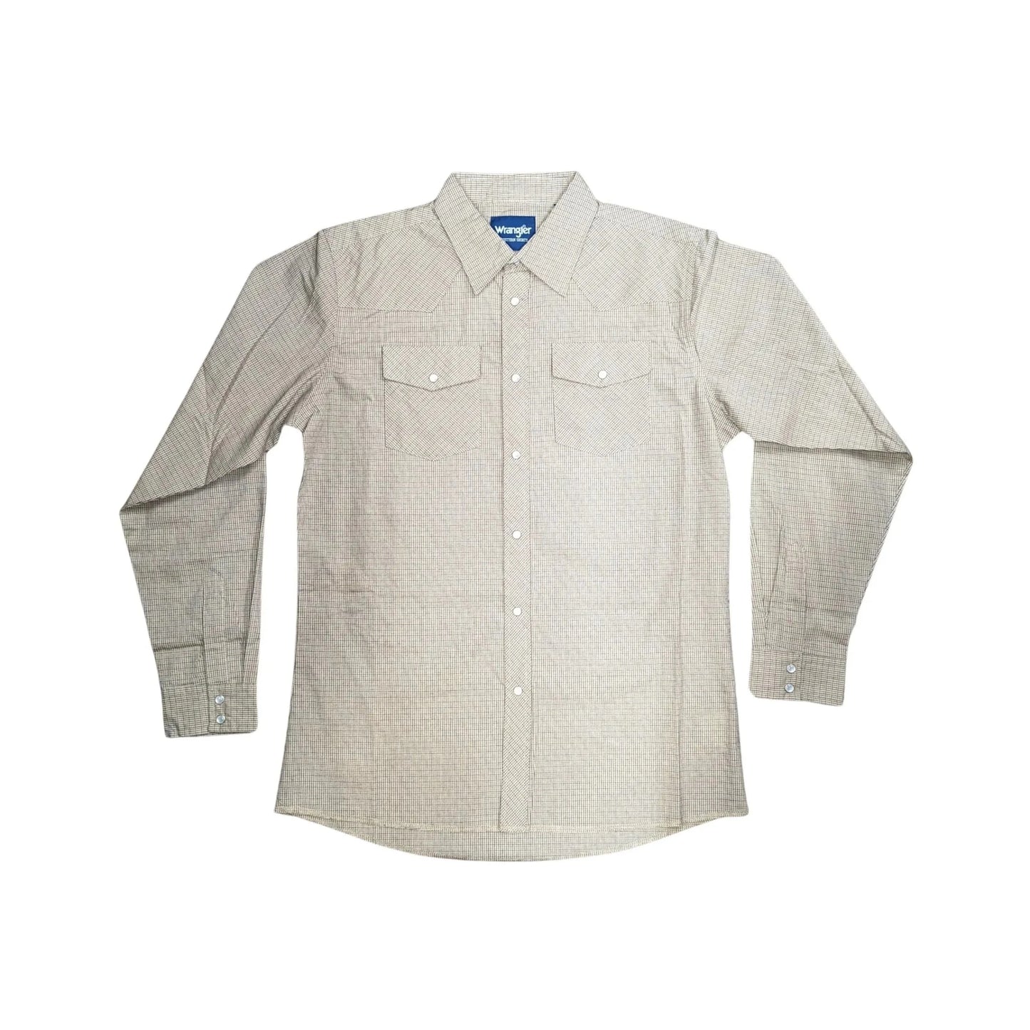 Wrangler Boy's Assorted Long sleeve Western Plaid Shirts - Wrangler
