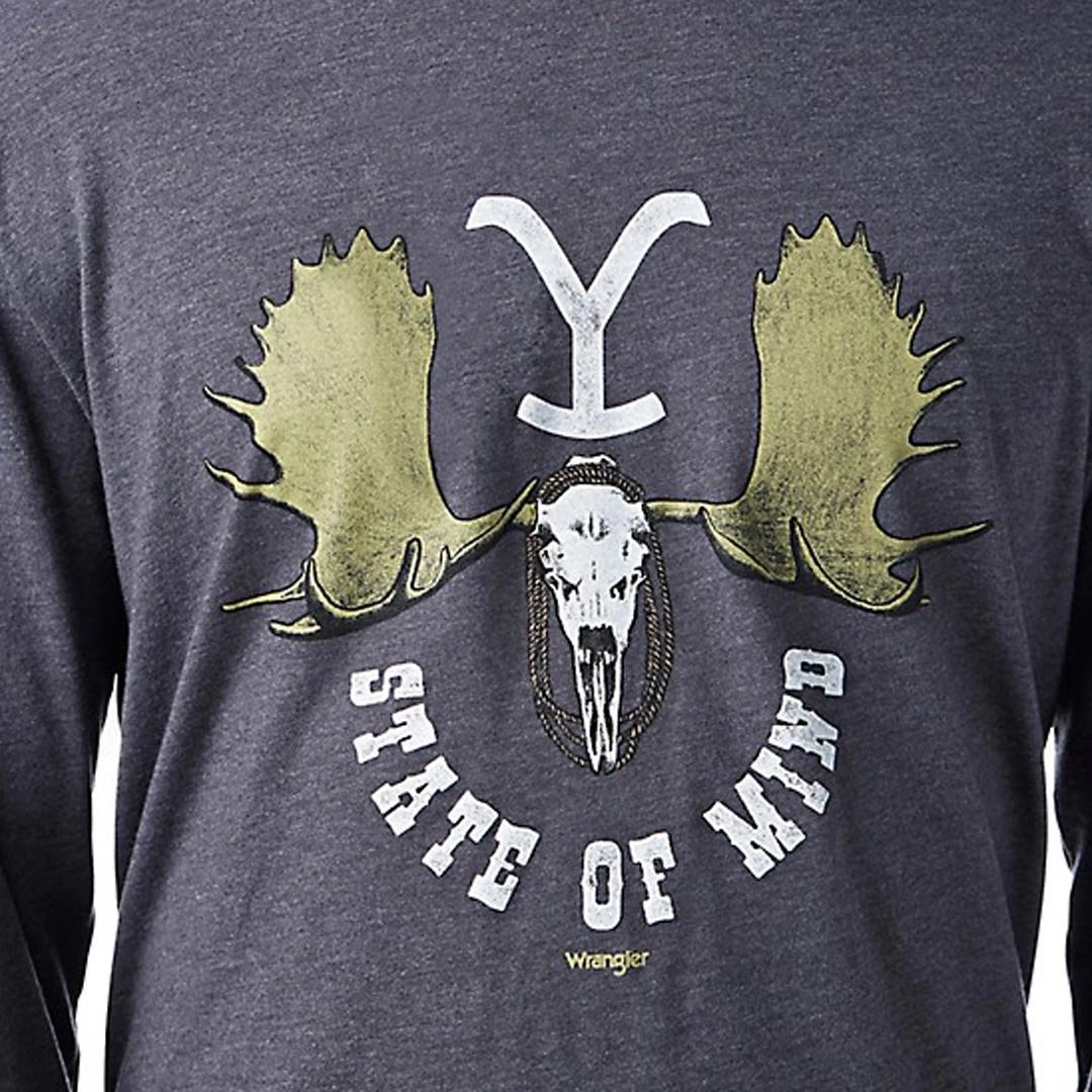 Yellowstone X Wrangler Men's State of Mind Charcoal - Clearance