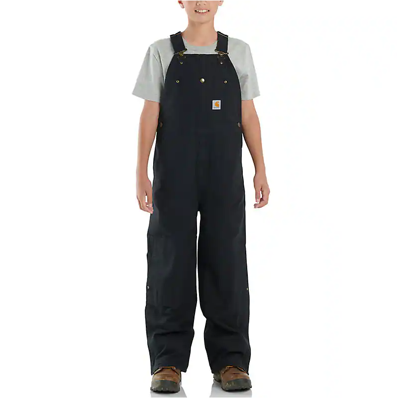 Carhartt Kids' Loose Fit Canvas Insulated Bib Overall