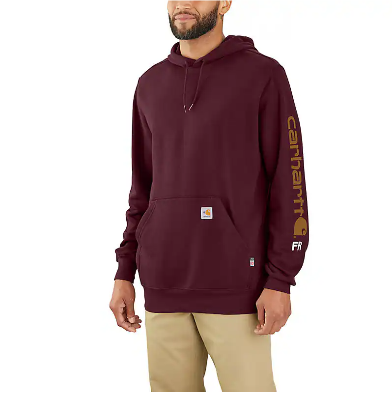 Carhartt Men's Work Hoodie FR Flame Resistant Original Fit Graphic