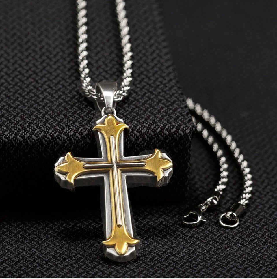 Jewelry M&F Twister Men’s Cross Necklace - Twister
