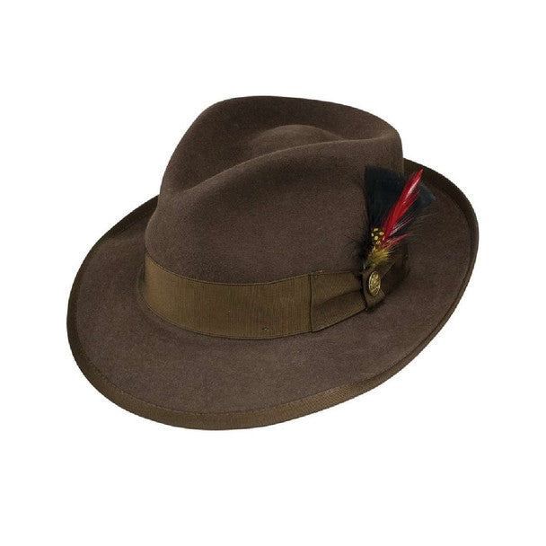 Stetson Men's Wool Felt Whippet Fedora Hat weis-western-wear