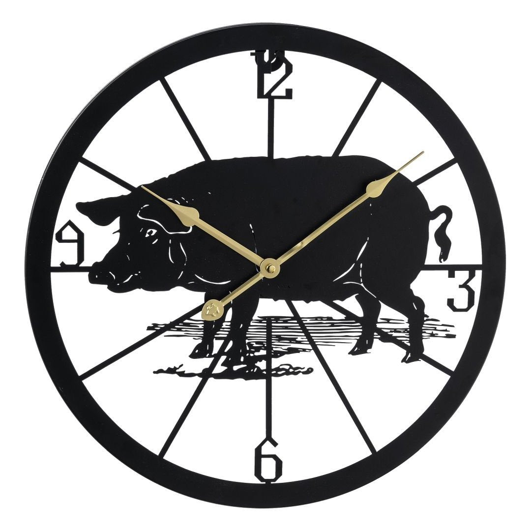 Tough 1 Pig Wall Clock 87-97204-0-0