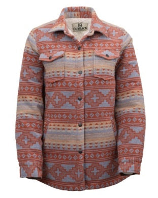 Outback Trading Company Women's C'anne Aztec Print Jacket