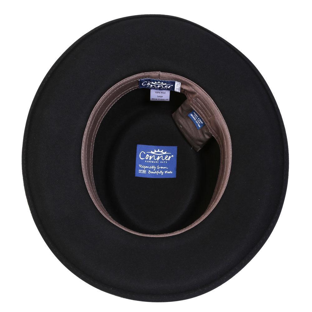 Conner Quincy Waterproof Wool Gambler Hat weis-western-wear