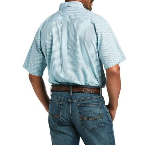 Ariat Men’s Shirt Casual Short Sleeve Wrinkle Free Button Down