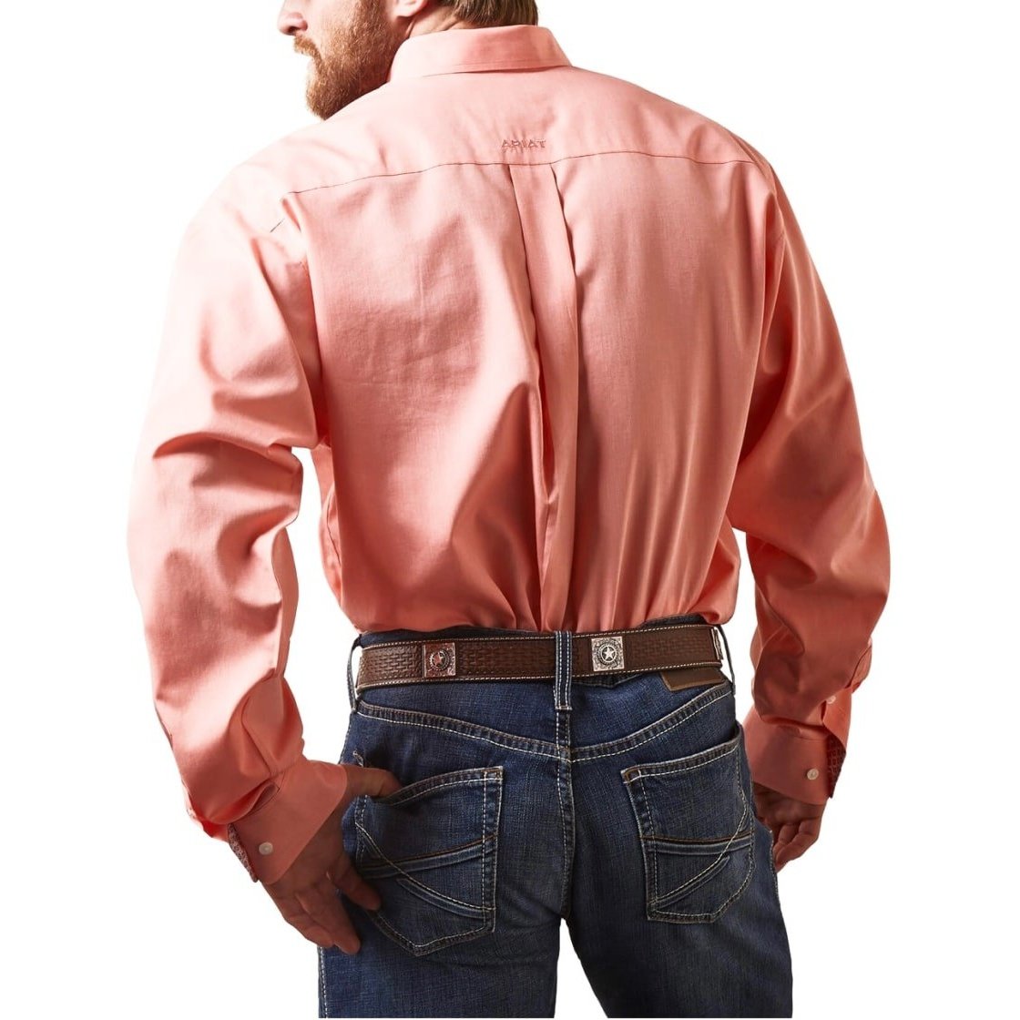 Ariat Men’s Shirt Casual Solid Pinpoint Oxford Classic