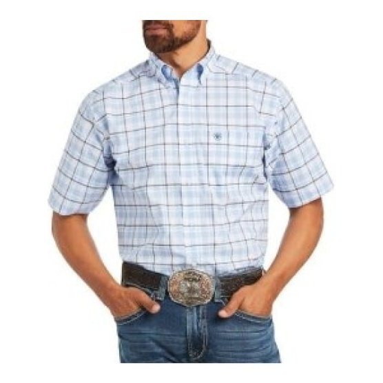 Ariat Men’s Shirt Short Sleeve Classic Fit Stretch Pro Series Finnick