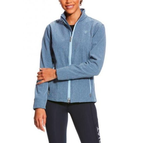 Ariat Women's Jacket Casual Softshell Indigo Fade -Clearance