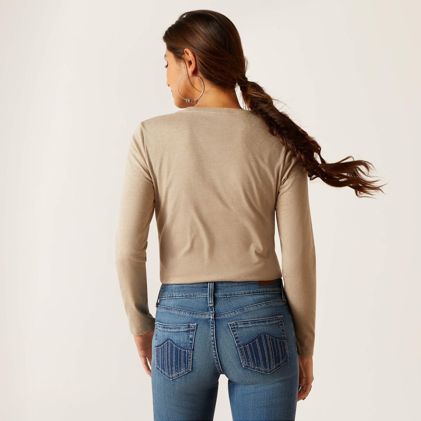 Ariat Women's Southwest Logo Long Sleeve- CLEARANCE