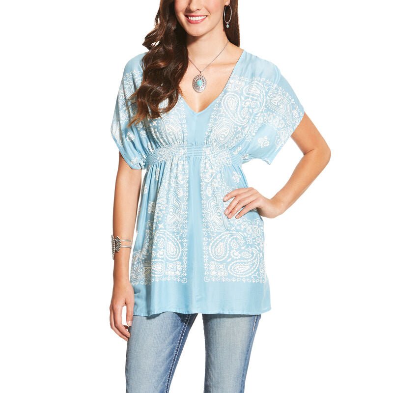 Ariat Women’s Top Casual Bandana Tunic