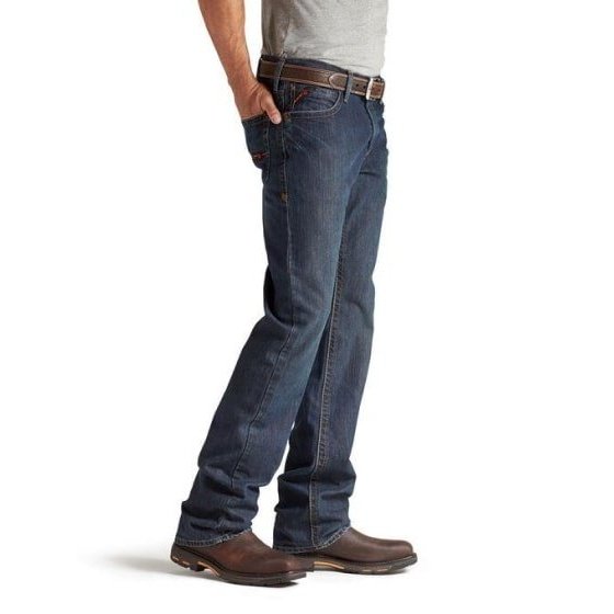 Ariat Work Men's Flame Resistant Jeans M4 Stretch Low-Rise Boot Cut