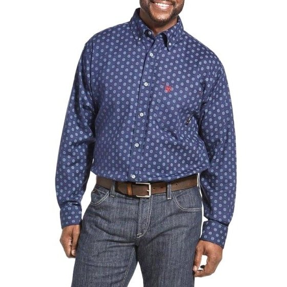 Ariat Work Men's Shirt Flame Resistant Sterling