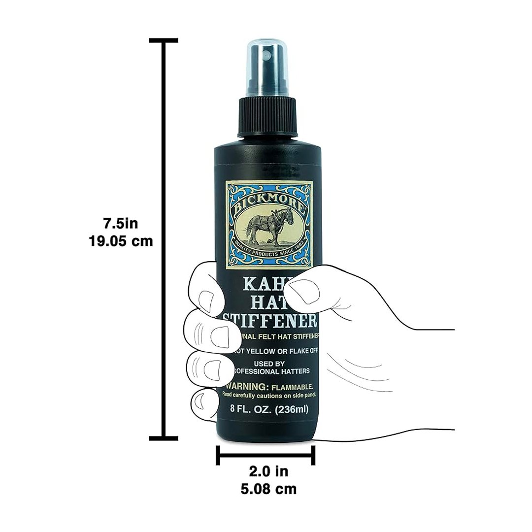 Bickmore Kahl Wool Hat Stiffener Spray Black 10FPR131