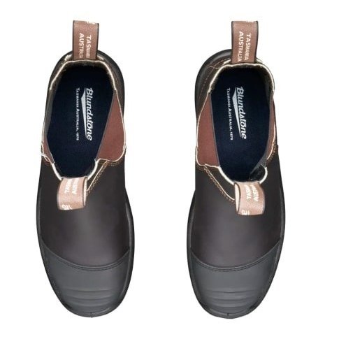 Blundstone Unisex Work Boot CSA Steel Toe Stout Brown 167