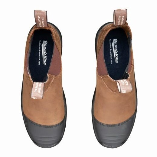 Blundstone Work Boots CSA Steel Toe Rubber Toe Cap 169