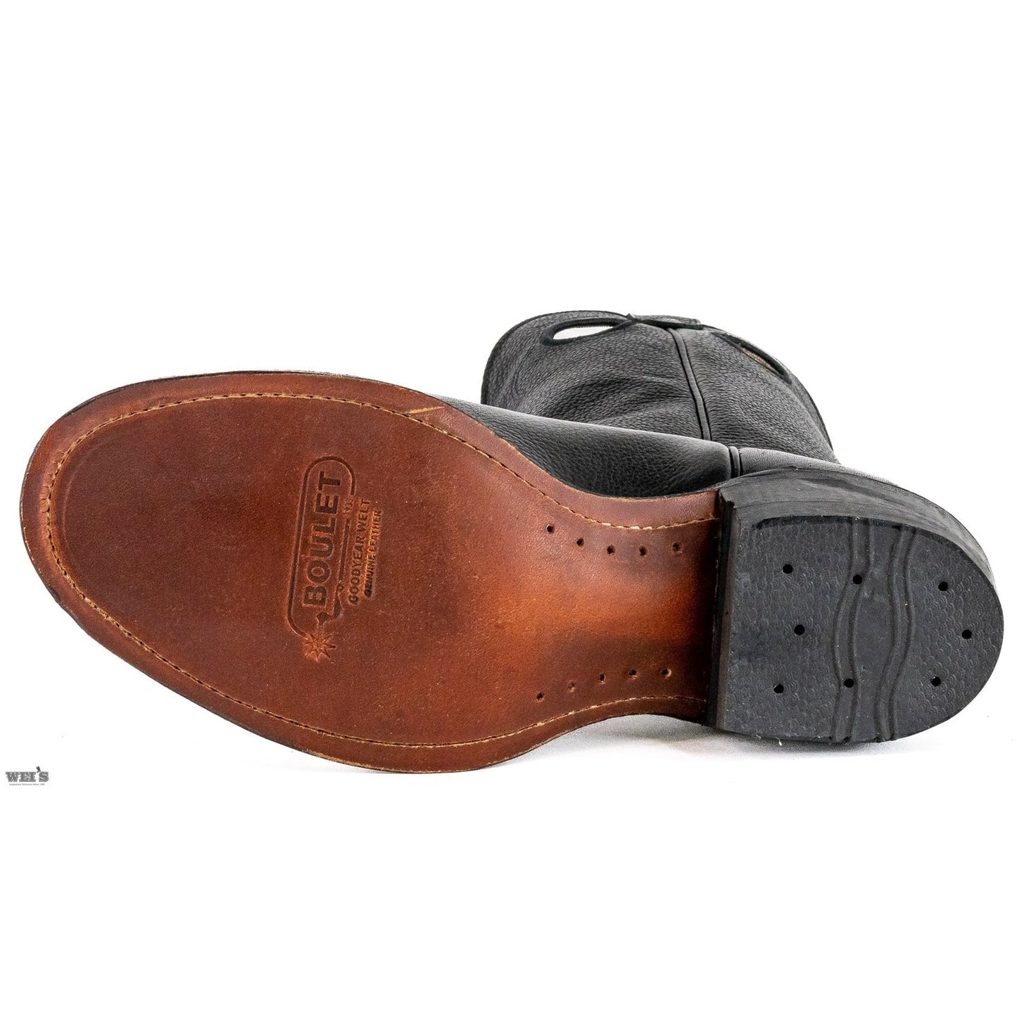 Boulet Men's Wei's Custom Made Cowboy Boot 12" Roper Deertan