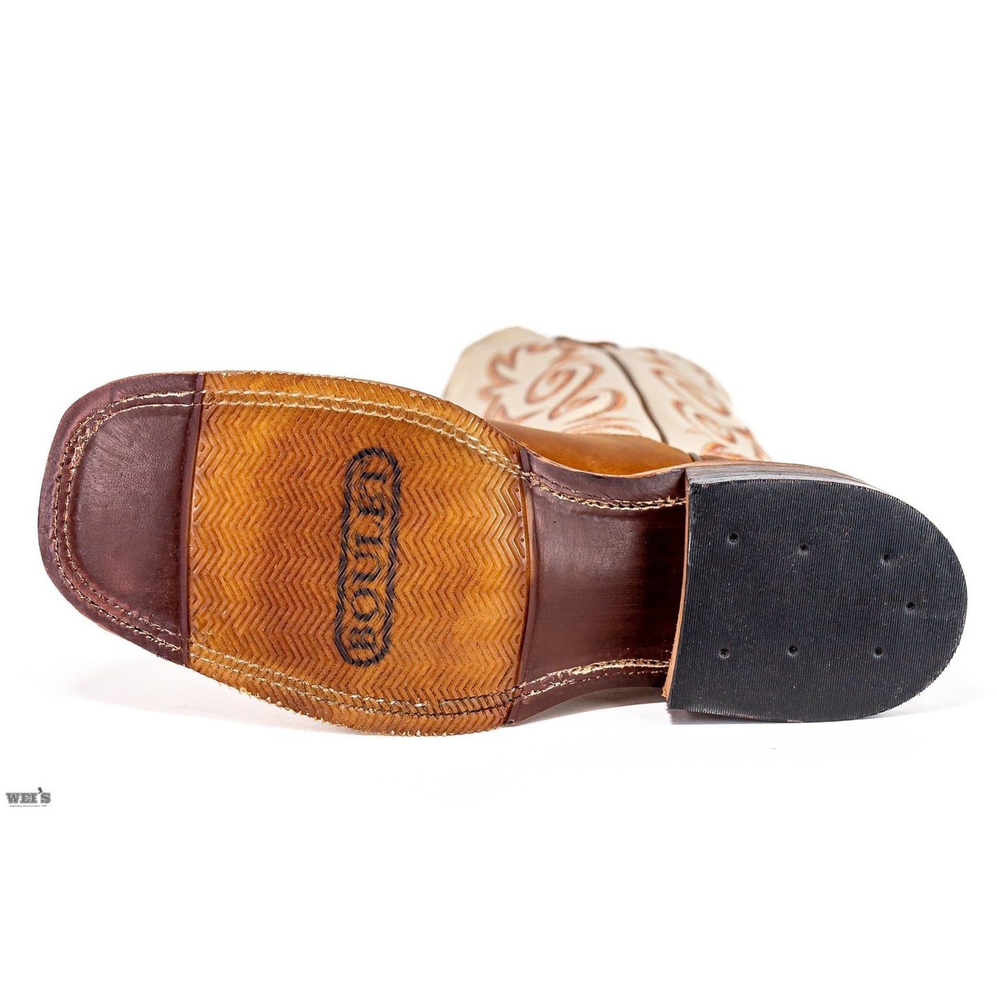 Boulet Women’s Cowgirl Boots 13" Wide Square Toe