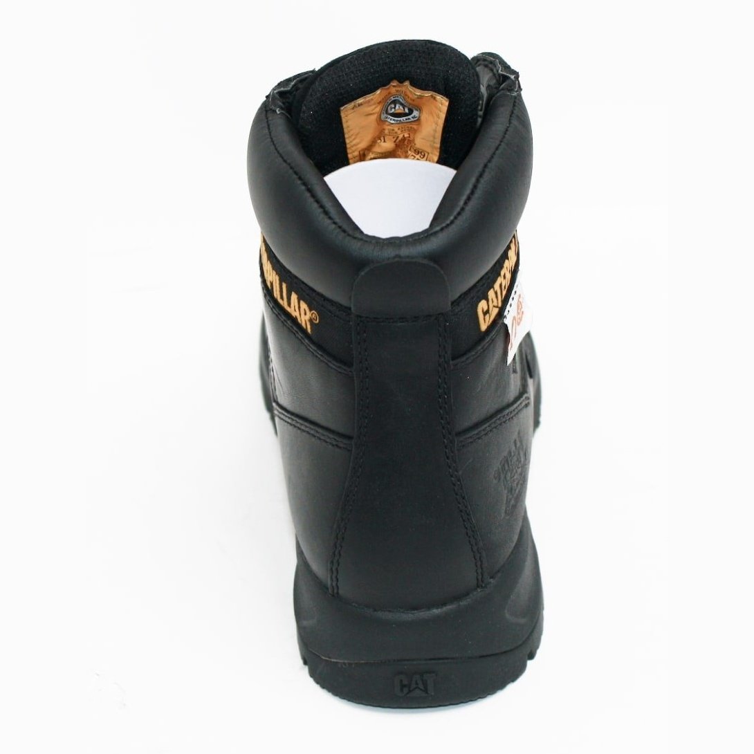 CAT Men's Work Boots 6" Injection CSA Steel Toe Black - Clearance