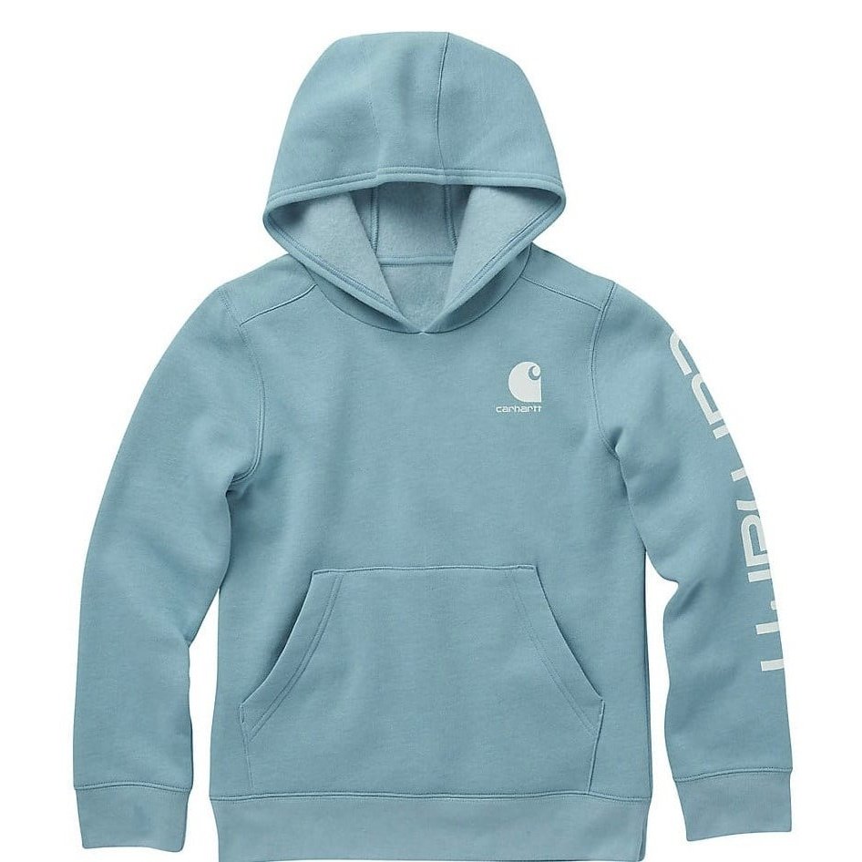 Carhartt Girl’s Long Sleeve Hooded Graphic Sweatshirt