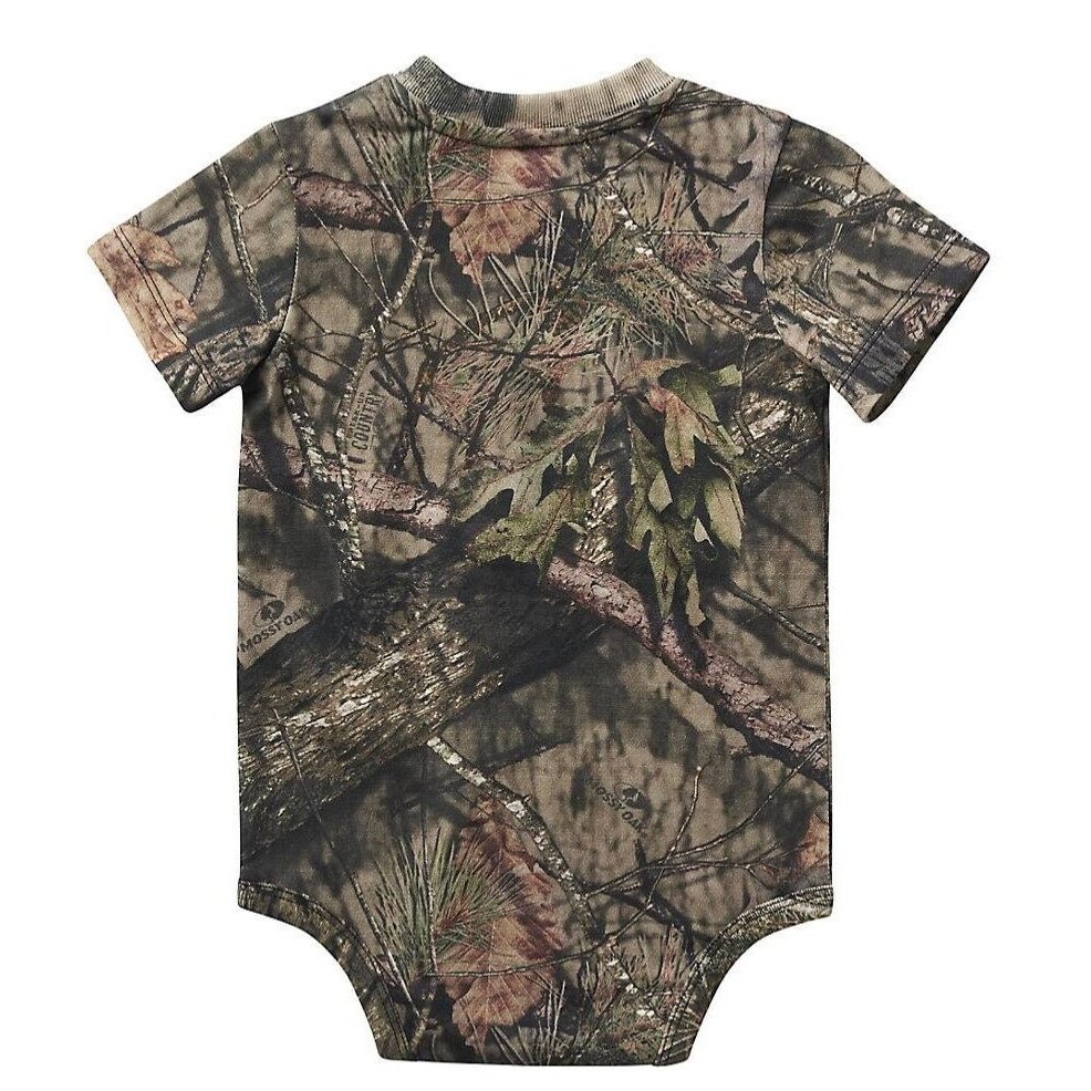 Carhartt Infant Boy’s Onesie Short Sleeve Mossy Oak Camo