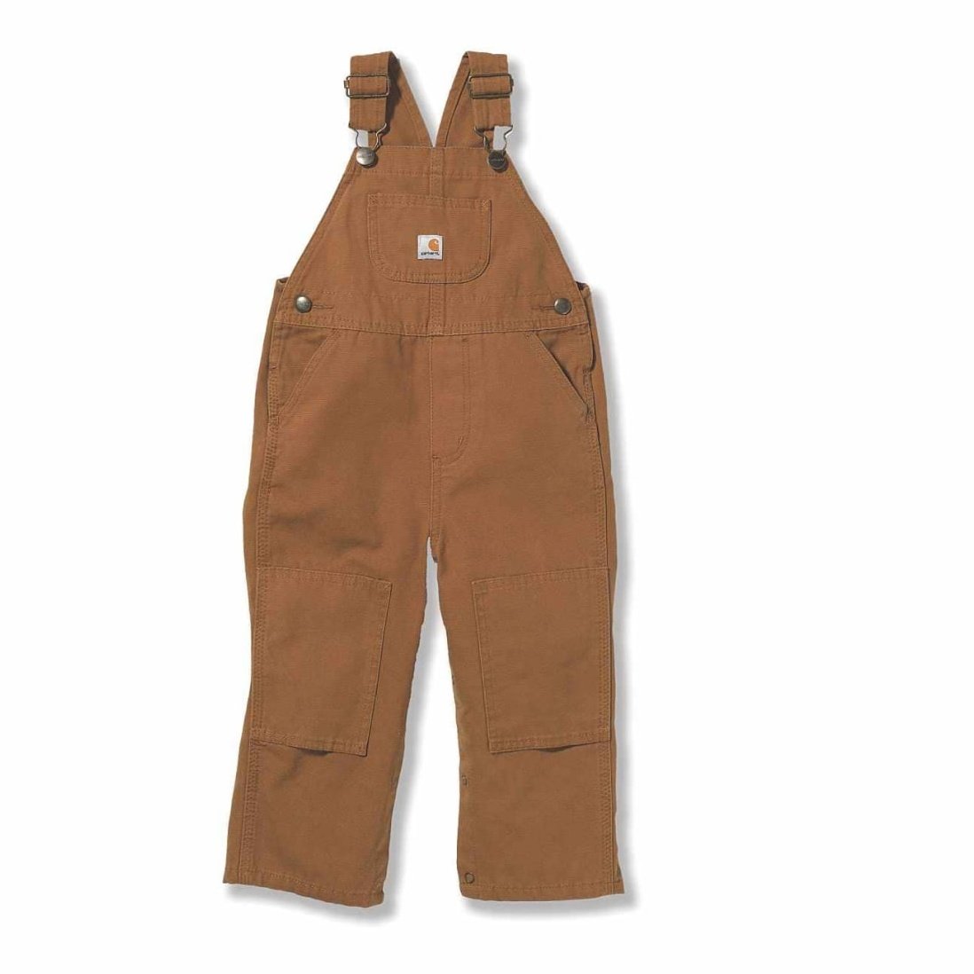 Carhartt Kids Bib Overalls Carhartt Brown Canvas Sizes 3M - 4T D15