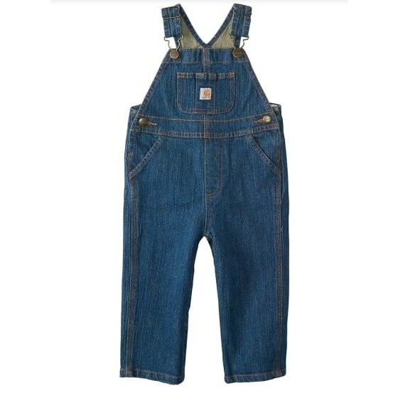 Carhartt Kids Bib Overalls Denim Sizes 3M - 4T