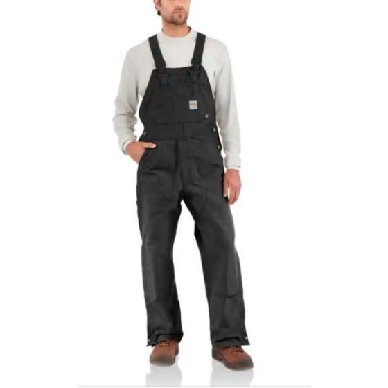 Carhartt Men's Bib Overalls FR Flame Resistant Unlined