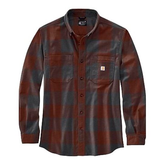 Carhartt Men's Shirt Rugged Flex Midweight Flannel Relaxed Fit