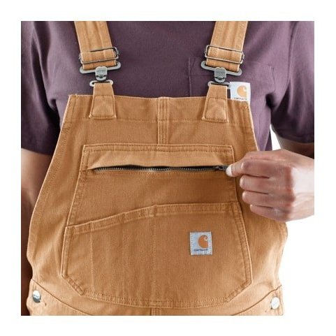 Carhartt Women's Bib Overall Relaxed Fit Twill Unlined
