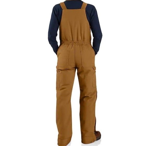 Carhartt Women’s Bib Overalls Insulated Loose Fit Washed Duck 104694 - Carhartt