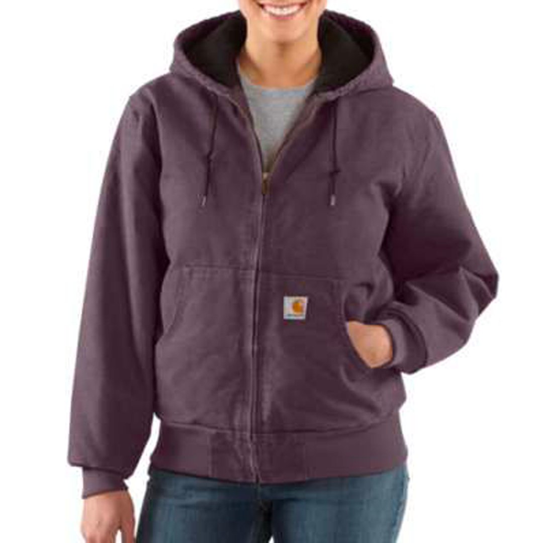 Carhartt Women's Washed Duck Insulated Active Jacket Workwear Tops