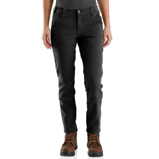 Carhartt Women’s Work Pants Rugged Flex Relaxed Fit Twill Double-Front