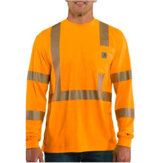 Carhartt Work Men's High-Vis Long Sleeve T-Shirt 100496 - Carhartt