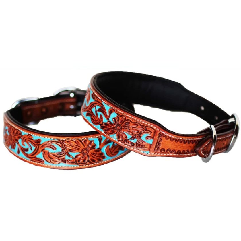 Challenger Dog Collar Handmade Leather and Stainless Steel