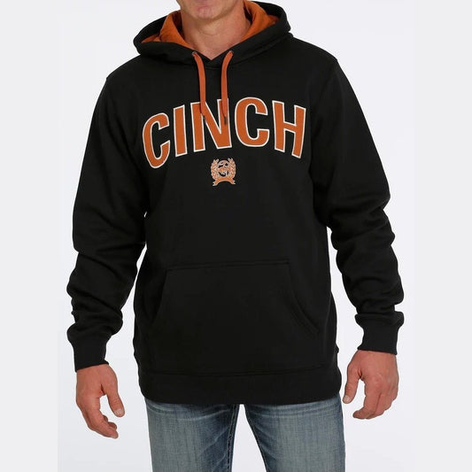 Cinch Men’s Black Logo Pullover Hoodie MWK1206023 - Cinch