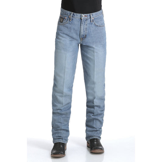 Cinch Men’s Jeans Black Label Original Rise Medium Stonewash Loose Fit Slightly Tapered Leg MB90633001 - Cinch