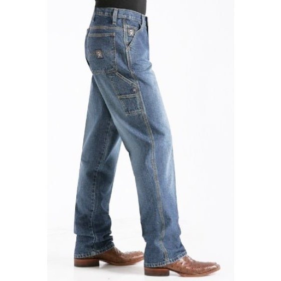 Cinch Men’s Jeans Blue Label Loose Fit Vintage Wash