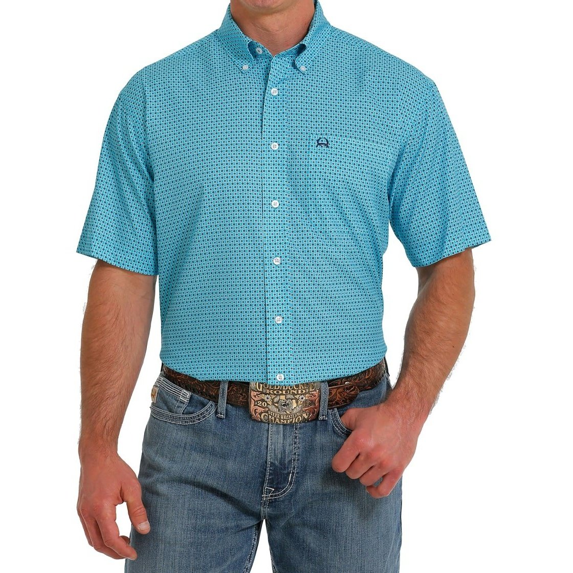 Cinch Men’s Shirt ArenaFlex Short Sleeve Button Down - Clearance