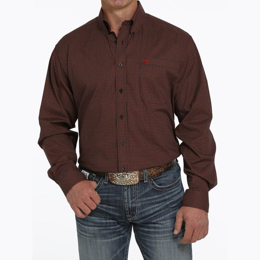 Cinch Men’s Shirt Casual Classic Fit Cotton Stretch Button-Down MTW1105457 - Cinch