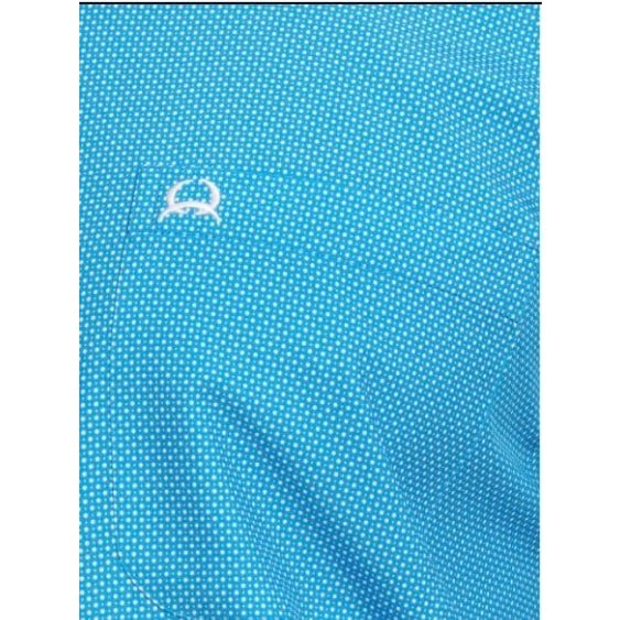 Cinch Men’s Shirt Casual Short Sleeve Arenaflex Geo Print