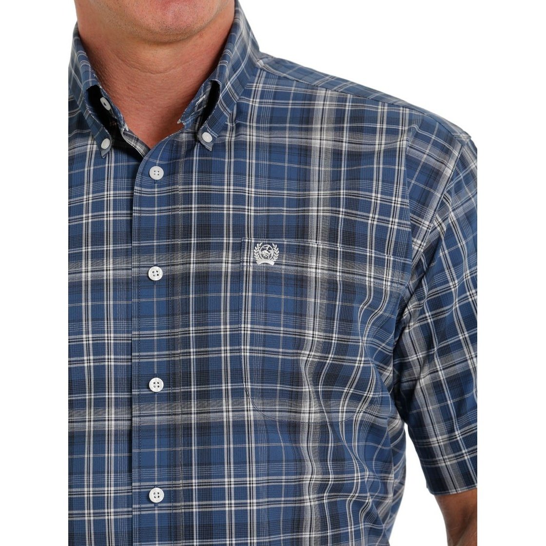 Cinch Men’s Shirt Plaid Short Sleeve Shirt MTW1111419