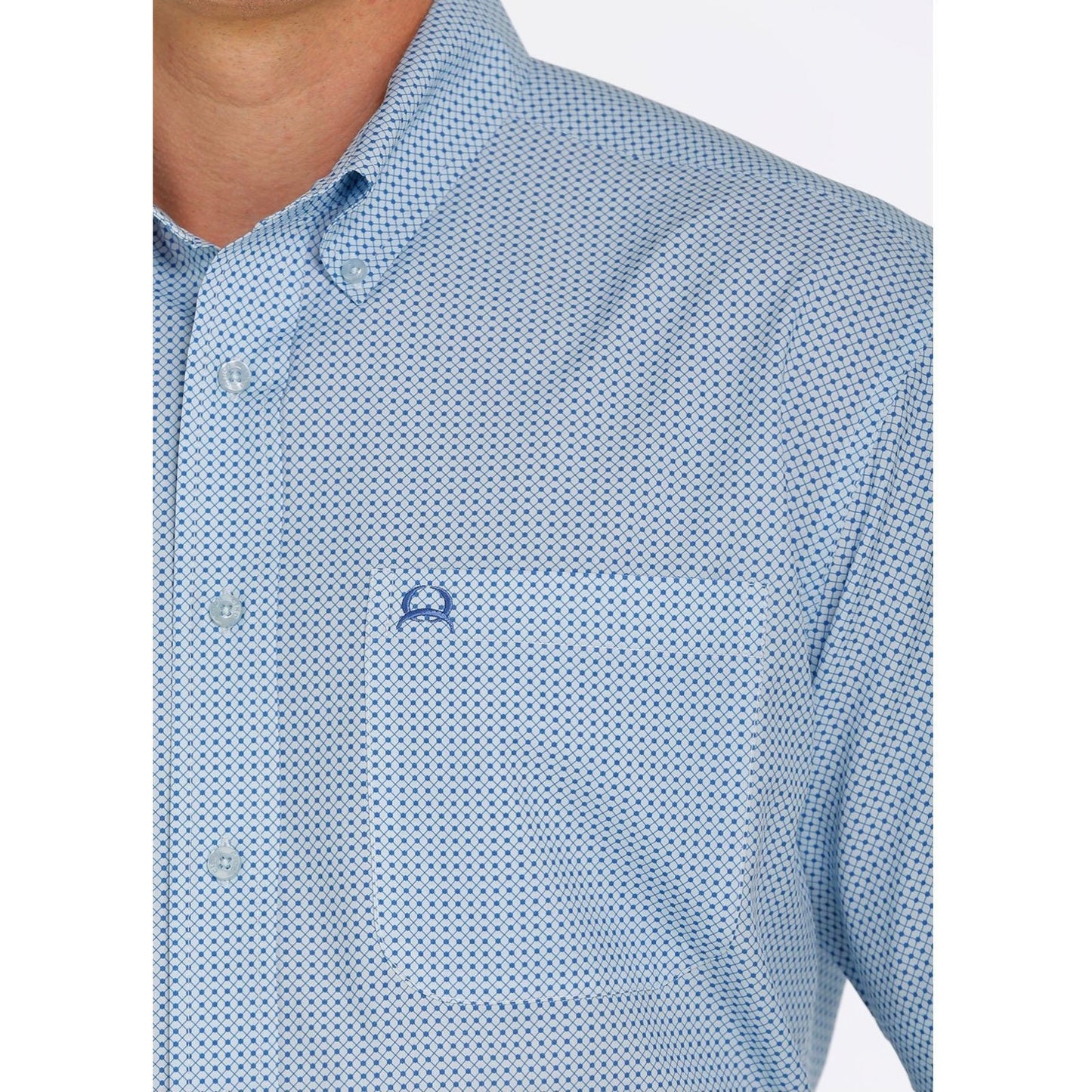 Cinch Men's Shirt Short Sleeve Arenaflex Button Down