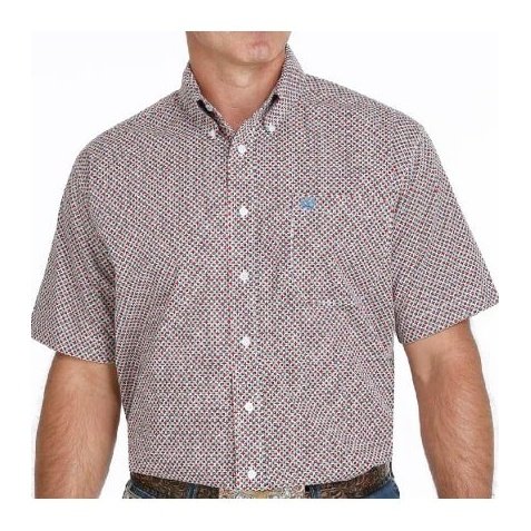 Cinch Men’s Shirt Short Sleeve Button Down