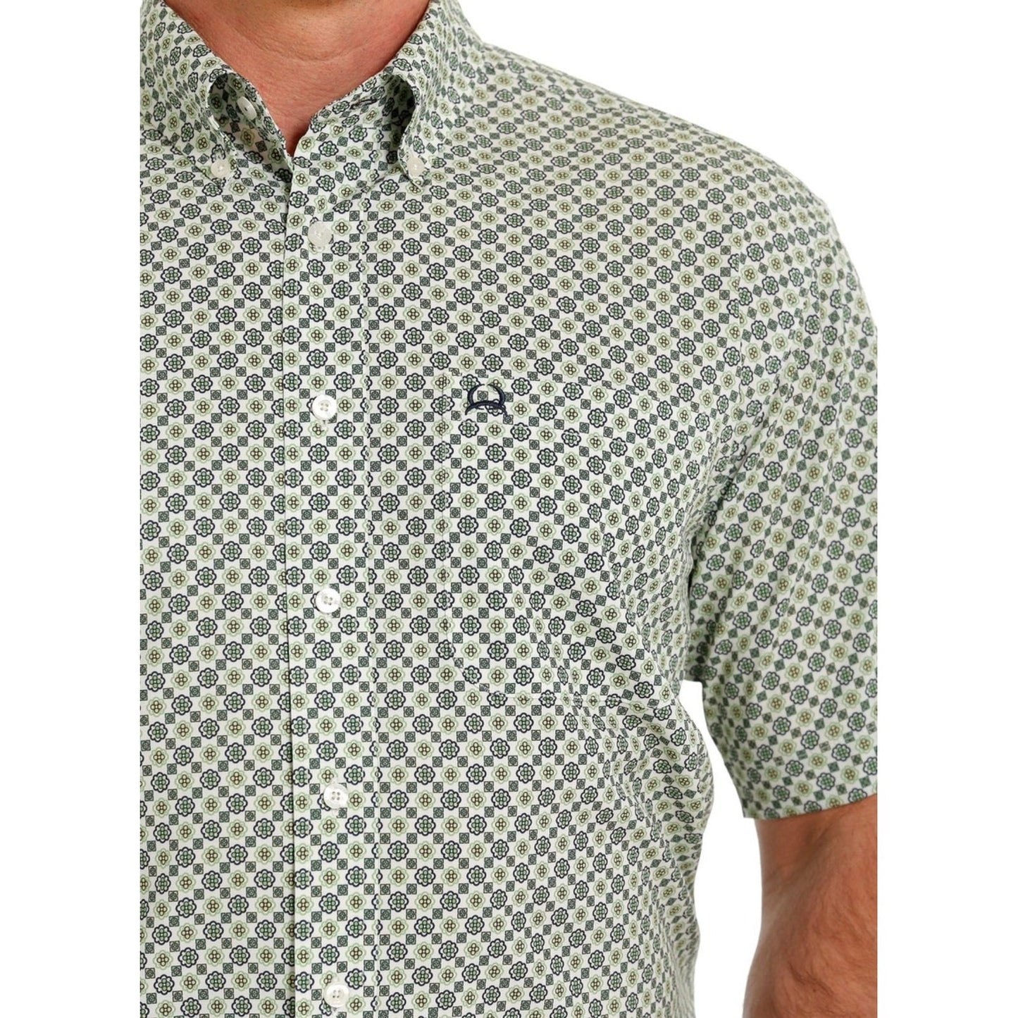 Cinch Men’s Short Sleeve Shirt Active Flex MTW1704116-CRE